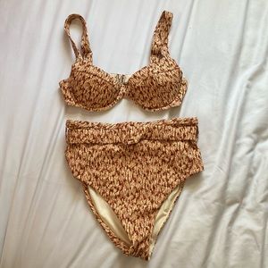 Jonathan Simkai high waisted Bikini set